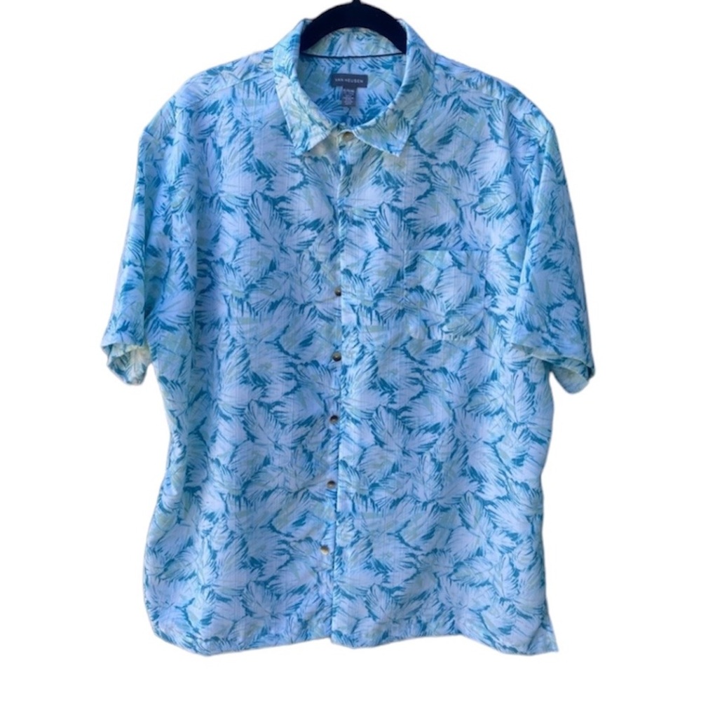 Van Heusen Mens Tropical Button Down